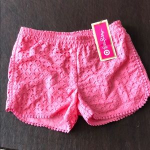 Girls Pink Lilly Pulitzer for Target Shorts